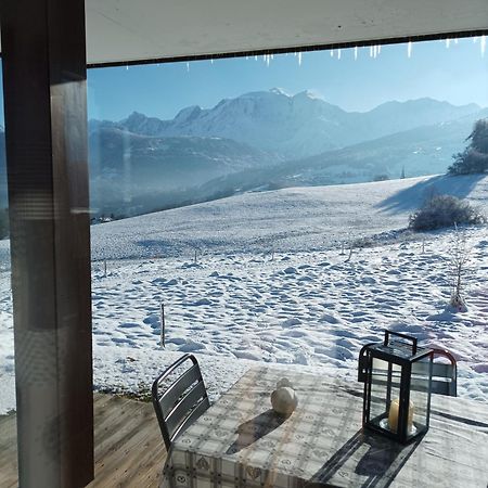 Rez De Chaussee Tres Calme Vue Mont-Blanc Combloux Exterior photo